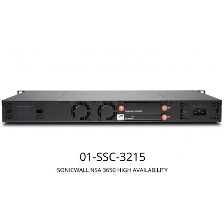 01-SSC-3215 SonicWall NSA 3650 HA (High Availability) Appliance