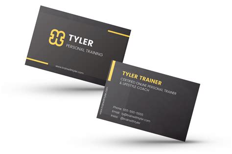 Business Card Examples (1) • Fitness Business Blog