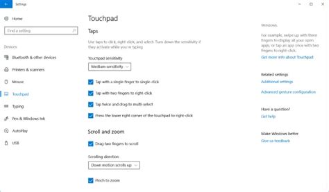 Enable, configure, use Precision Touchpad settings in Windows 11