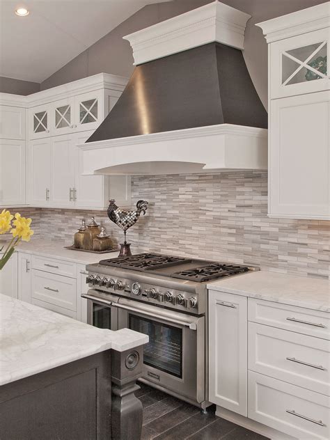 WHITE MODERN SUBWAY Marble Mosaic Backsplash Tile