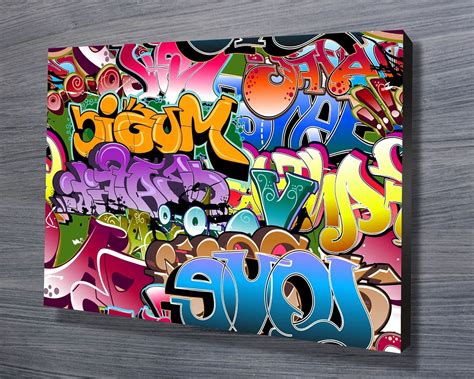 15 Collection of Personalized Graffiti Wall Art