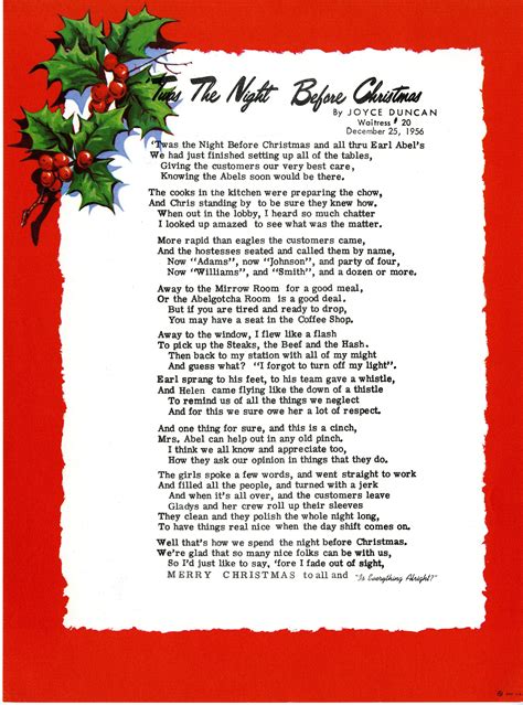 ‘Twas the Night Before Christmas | The night before christmas, Christmas poems, Happy christmas day