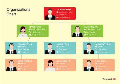 41 Organizational Chart Templates (Word, Excel, PowerPoint, PSD)