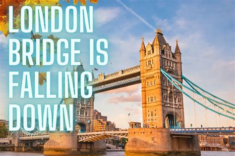 London Bridge Is Falling Down Nursery Rhyme- Lyrics, History, Video, Lesson Plans & More ...