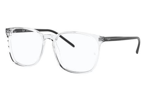 Rb5387f Eyeglasses with Shiny Transparent Grey Frame - RB5387F | Ray-Ban®