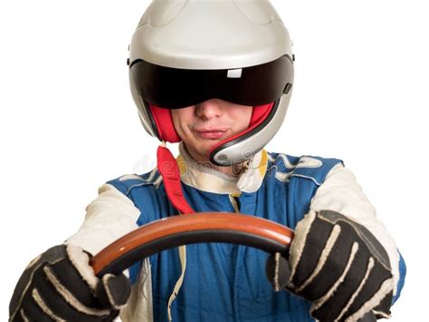 Race Car Driver in the Helmet while Driving. Stock Photo - Image of background, color: 128108832