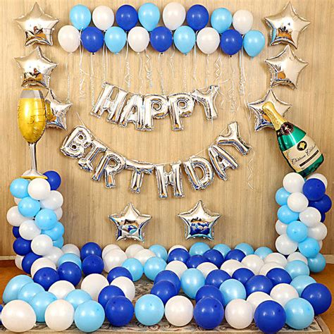 Blue Theme Party Balloon Decor - Local Gift Wala