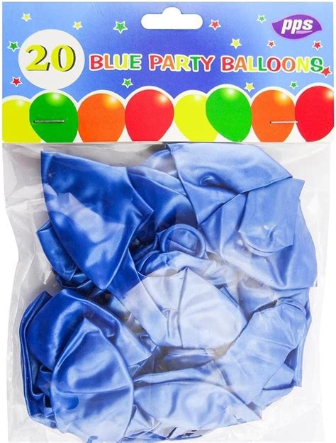 20 BLUE PARTY BALLOONS – 12″ – FREE DELIVERY – BigaMart