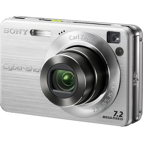 Sony DSC-W120 Cyber-shot® 7.2 Megapixel 4X Optical Zoom Digital Camera - Silver