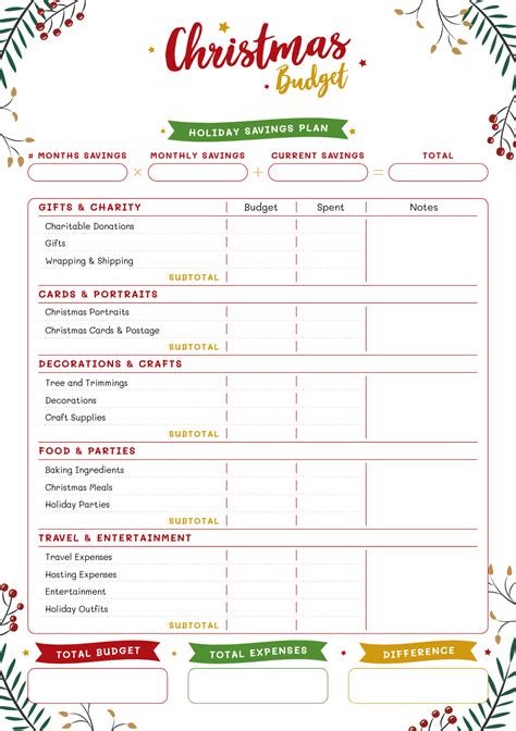 Download Printable Christmas Party Planner PDF