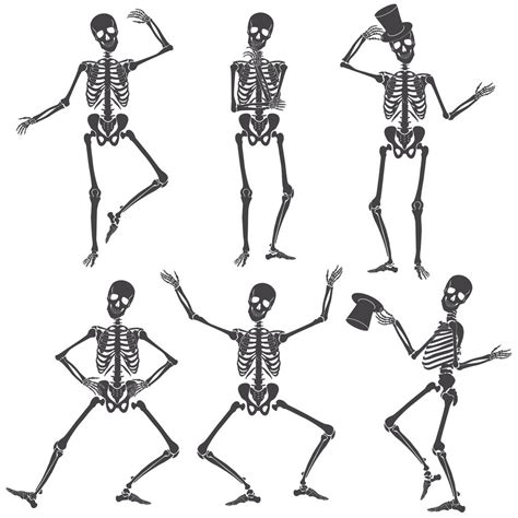 Illustration of dancing skeletons. | Skeleton tattoos, Ghost tattoo, Skeleton drawings