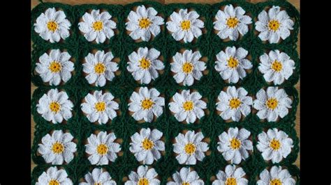 Crochet Daisy Flower Blanket Pattern | Best Flower Site