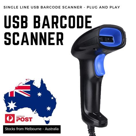 USB Wired Barcode Scanner with Stand – Plug and Play – Point of Sale (POS) Systems