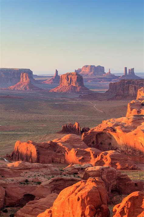 Aerial View Of Monument Valley by Michele Falzone