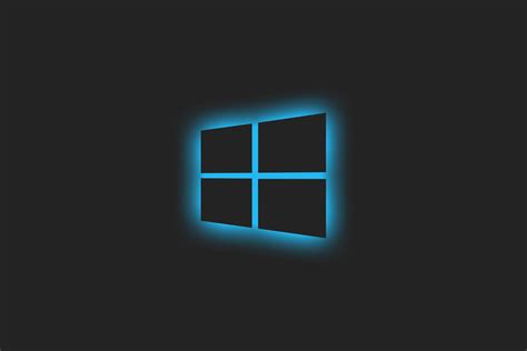 Windows 10 Logo Blue Glow Wallpaper, HD Hi-Tech 4K Wallpapers, Images and Background ...