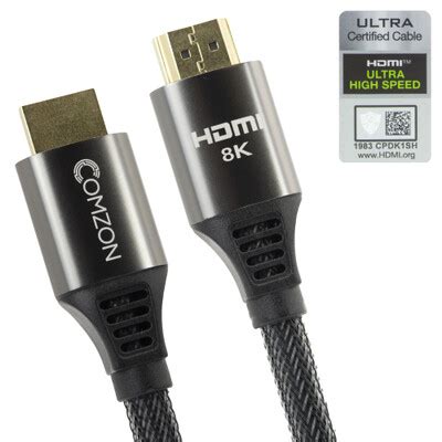 10K/8K/4K HDMI 48Gbps Certified Ultra-High-Speed Cable, 2m - Comzon®