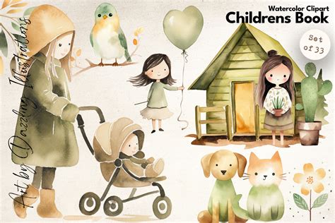 Watercolor Childrens Book Illustration Graphic by Dazzling Illustrations · Creative Fabrica