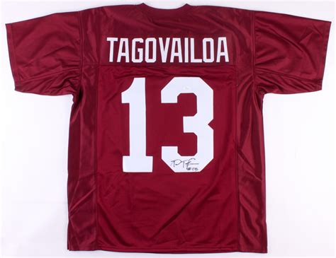 Tua Tagovailoa Signed Alabama Crimson Tide Jersey (JSA COA) | Pristine Auction