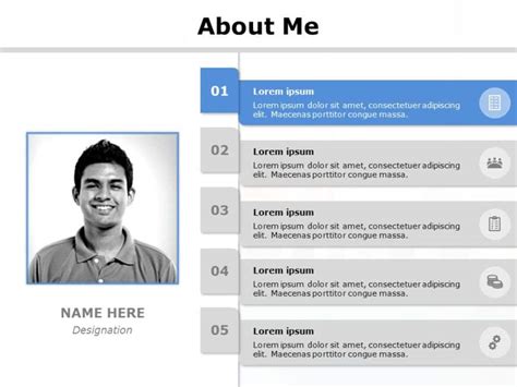 Personal Profile Template Ppt Free Download