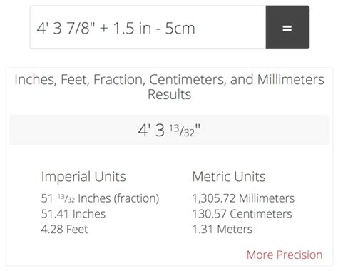 Feet and Inches Calculator - Add or Subtract Feet, Inches, and Fractions