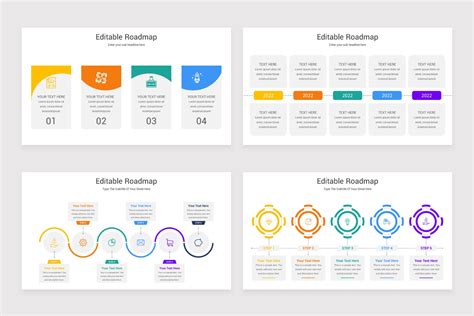 Editable Roadmap PowerPoint Template | Nulivo Market