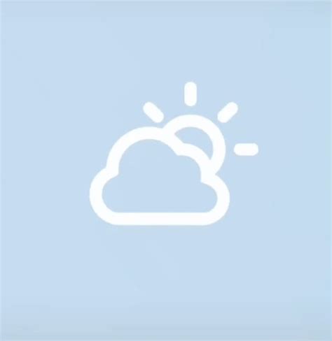 light blue weather icon | Iphone icon, Iphone photo app, Ios app logo