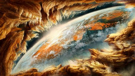 The planet Earth fantasy art 🌎 - backiee