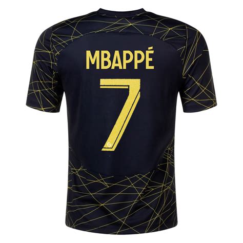 Kylian Mbappé Paris Saint-Germain (PSG) 22/23 Fourth Jersey by Nike – Arena Jerseys