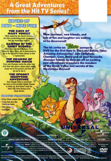 The Land Before Time - Amazing Adventures (4 Episodes) on DVD Movie