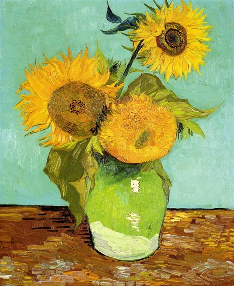 Van Gogh Sunflower Painting / van gogh-sunflowers | Sunflower painting, Sunflower ... - This ...