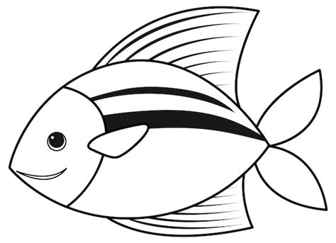 Fish Clip Art Black White Images - Free Download on Freepik