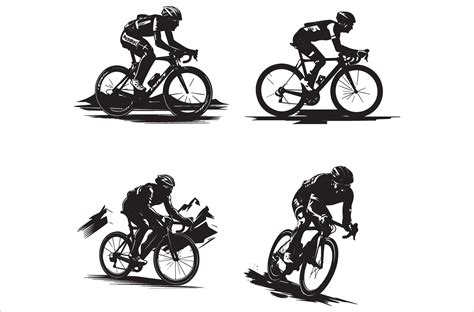 bicycle silhouette vector, Black Bicycle Vector 38010701 Vector Art at Vecteezy