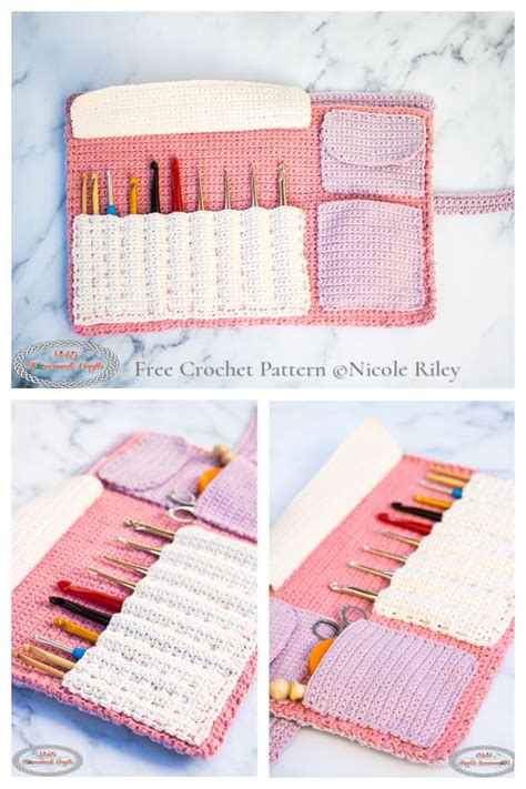 Crochet hook holder case free pattern video tutorial – Artofit