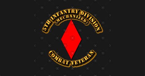 5th Infantry Division - Combat Veteran - 5th Infantry Division Combat Veteran - T-Shirt | TeePublic