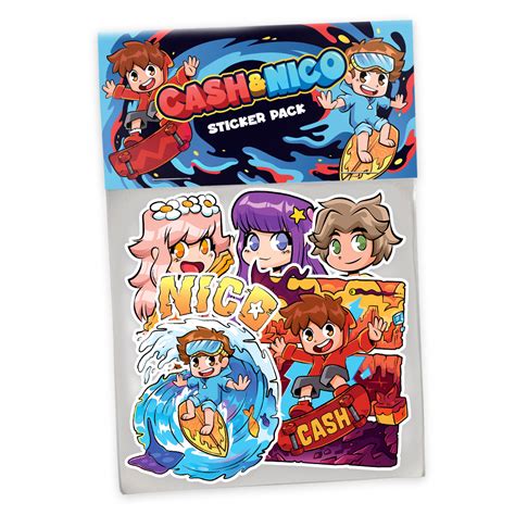 Cash & Nico’s Sticker Variety Pack! – Cash&Nico