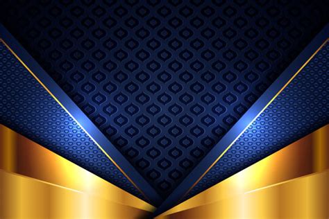 Royal Blue And Gold Background