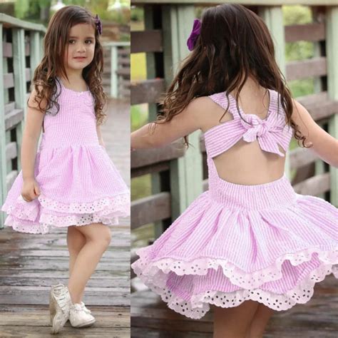 2019 New summer clothes Sleeveless ruffled baby girl dress Cute halter kids dresses for girls ...