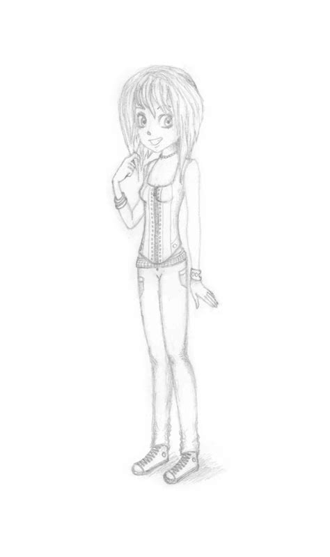 Emo Girl Drawings Full Body