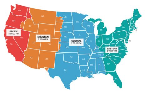 Us Map With States And Time Zones Printable Printable Maps | Images and Photos finder