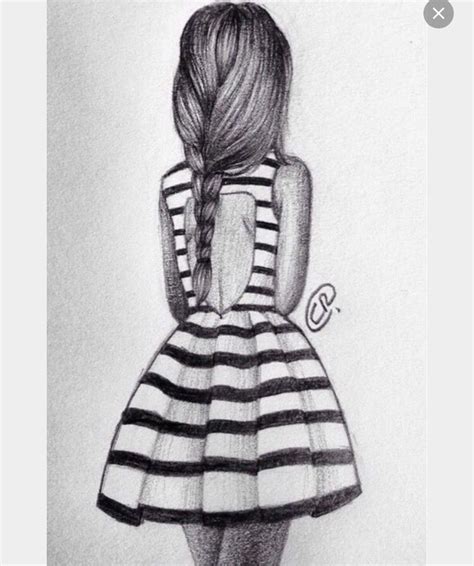 Fancy Girl sketch Easy Cartoon Drawings, Cool Art Drawings, Art Sketches, Girl Drawings, Pencil ...