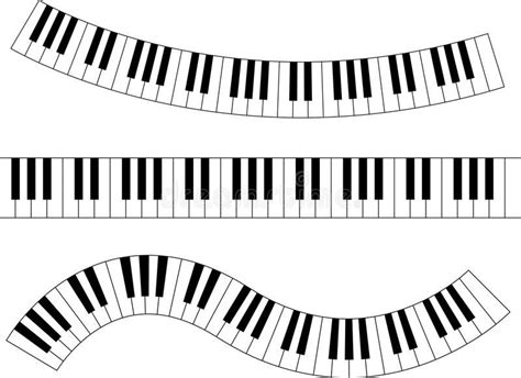 Piano keyboard. Vector illustration of piano keyboard , #affiliate, #keyboard, #Piano, #Vector ...