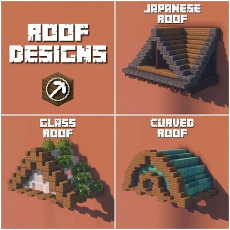 Octo | Minecraft builder on Instagram: "Roof designs Hope you like these roof designs, let me ...