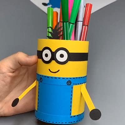 How to Make a Pen and Pencil Holder - Science Experiments for Kids - Ronyes Tech