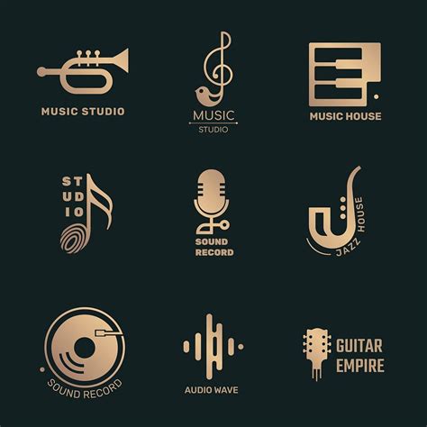 Minimal flat music logo psd | Free PSD - rawpixel