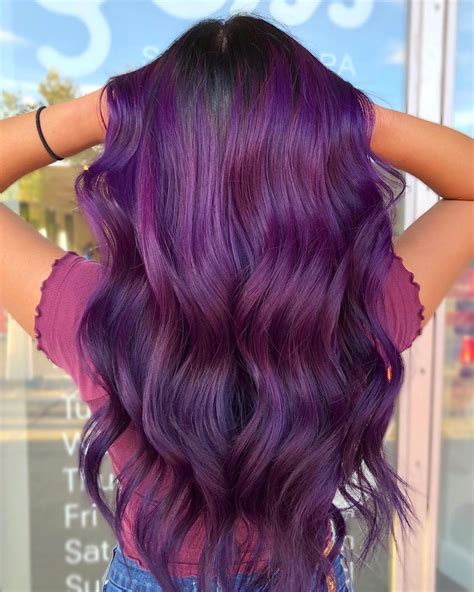 23 Purple Hair Color Ideas: Highlights, Ombre, and Streaks - Hello Bombshell!