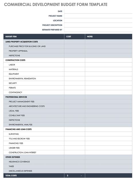 HOME BUILDING PLANNER Excel Template | Construction Project Cost ...