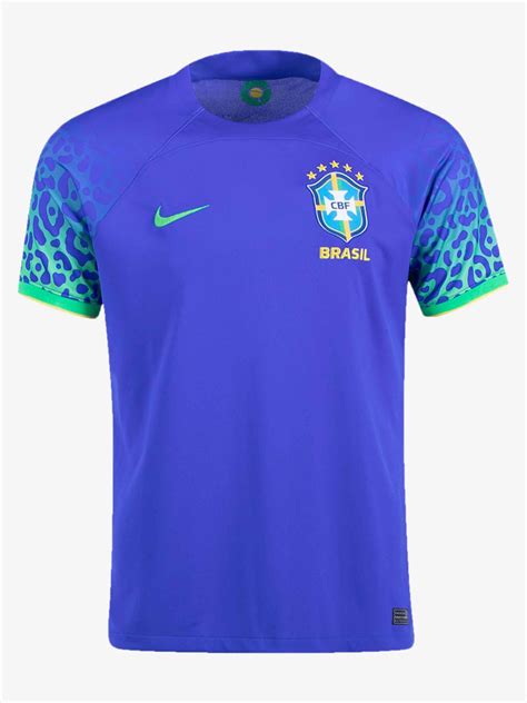 Brazil Away 2022 World Cup Jersey Player Edition.