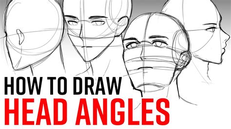 How to Draw Different HEAD ANGLES - YouTube