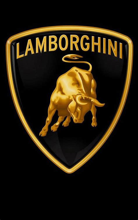 Lamborghini Logo Black Background