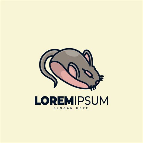 Mouse logo template 14863333 Vector Art at Vecteezy